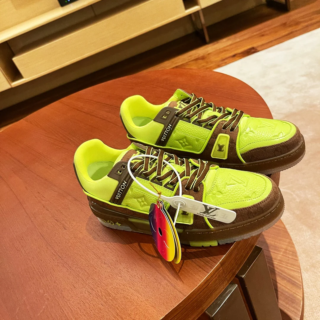 LV - Кожаные кроссовки - Повседневная обувь - Мужская - 1