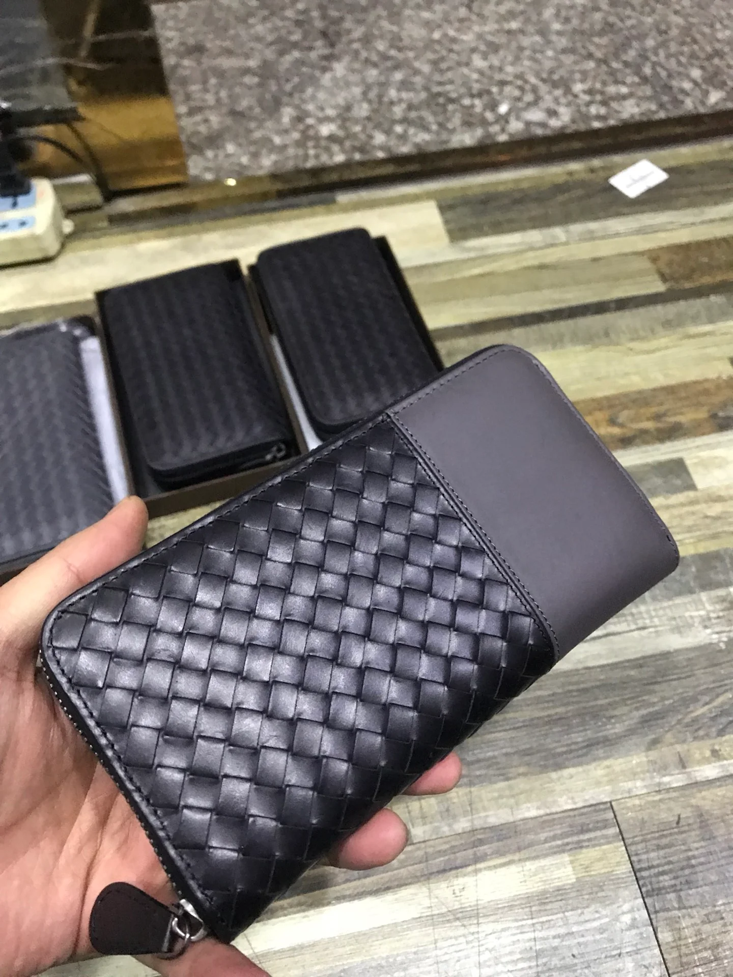 BV 拉链长夹-意大利原厂胎牛皮