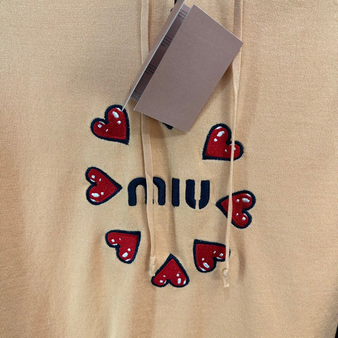 Miu Miu - 2404 - Весенняя новая вязаная толстовка