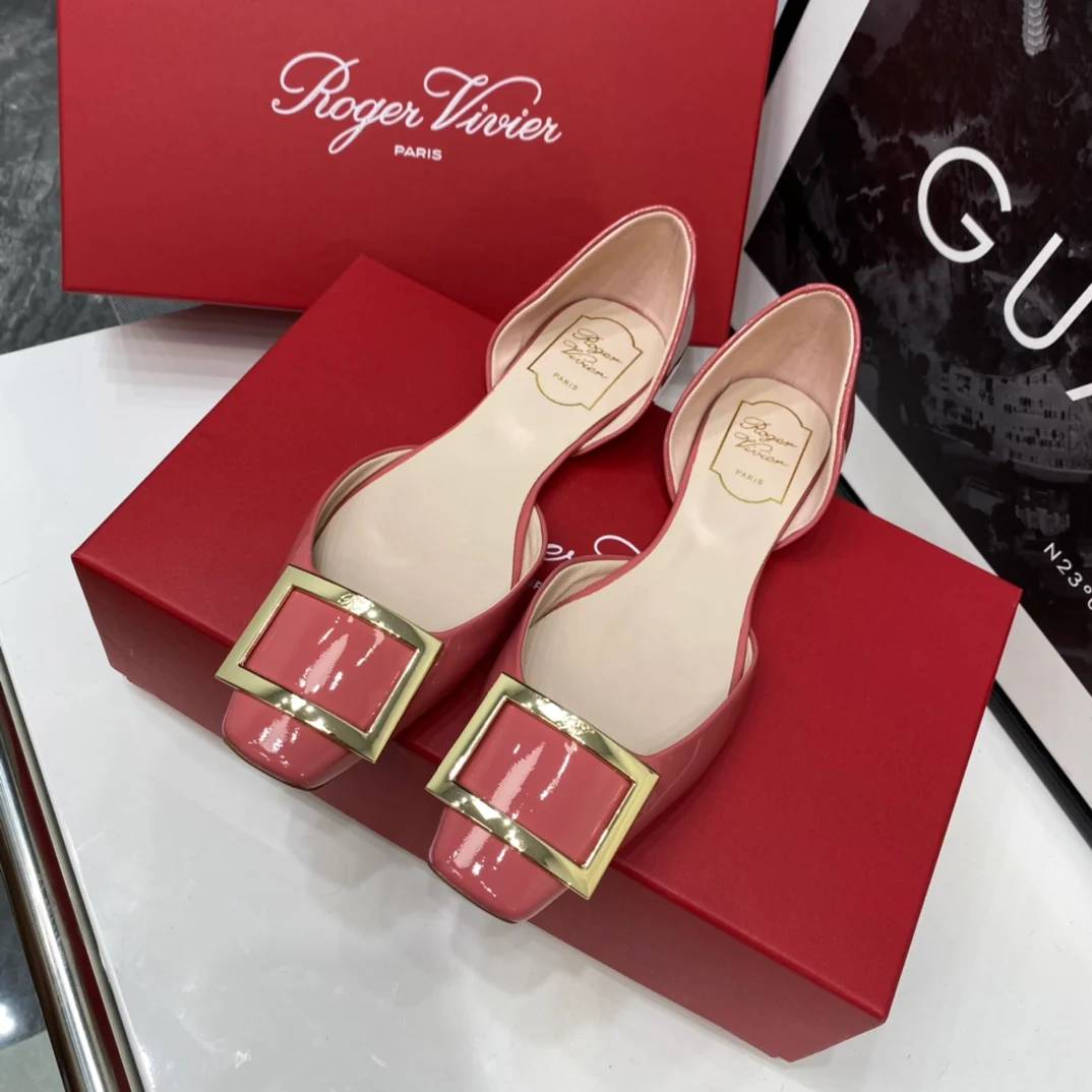 RV-Flat Bottom Hollow Square Head-Watermelon Red