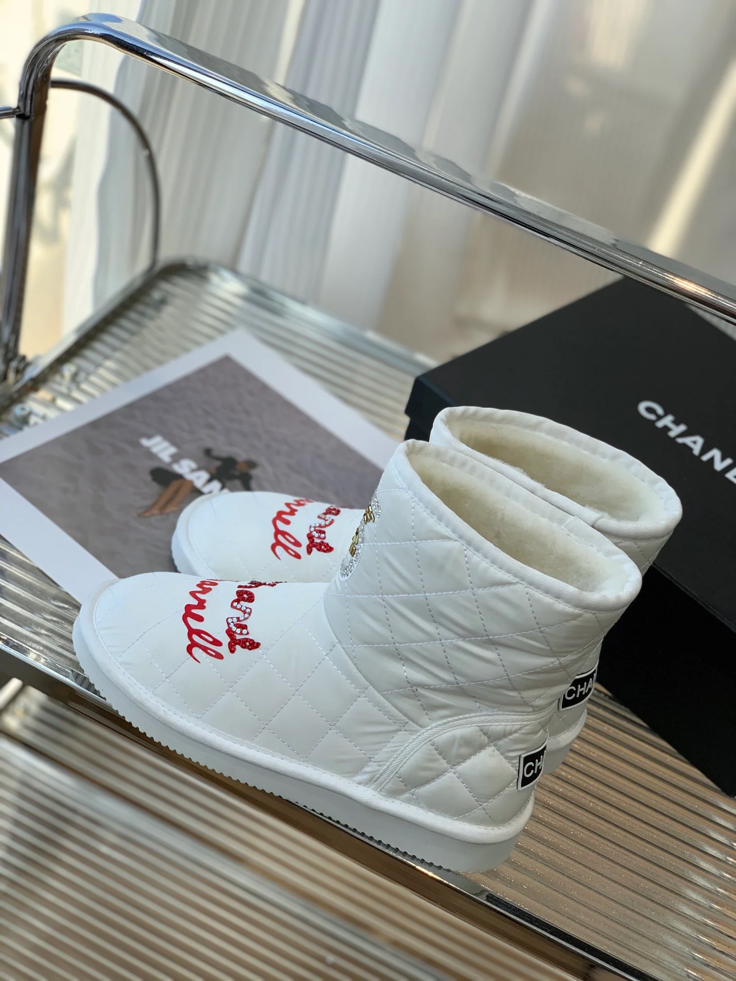 Снежные сапоги Chanel - 1