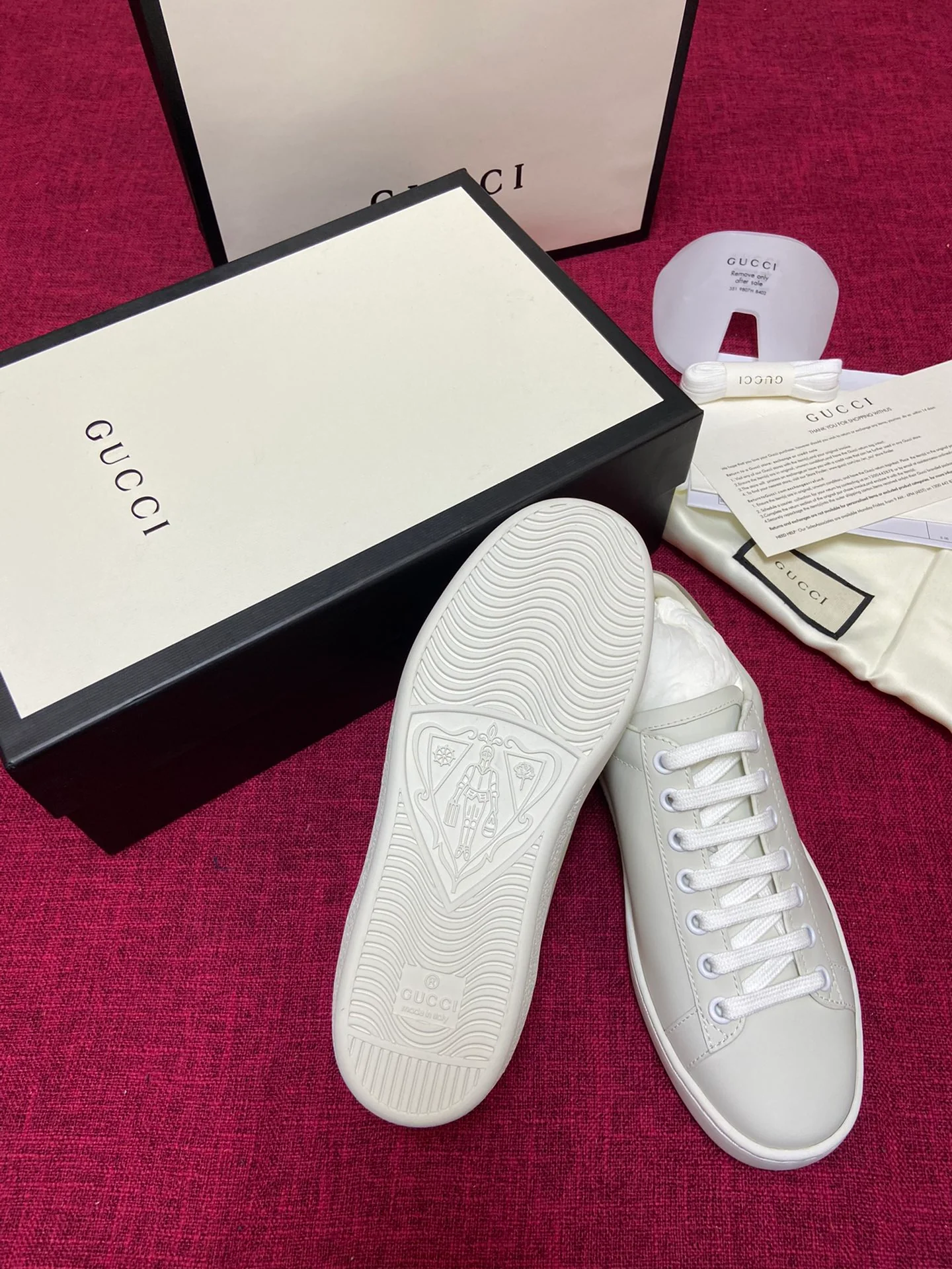 Gucci - Белые кроссовки - Кроссовки - Повседневная обувь - 13