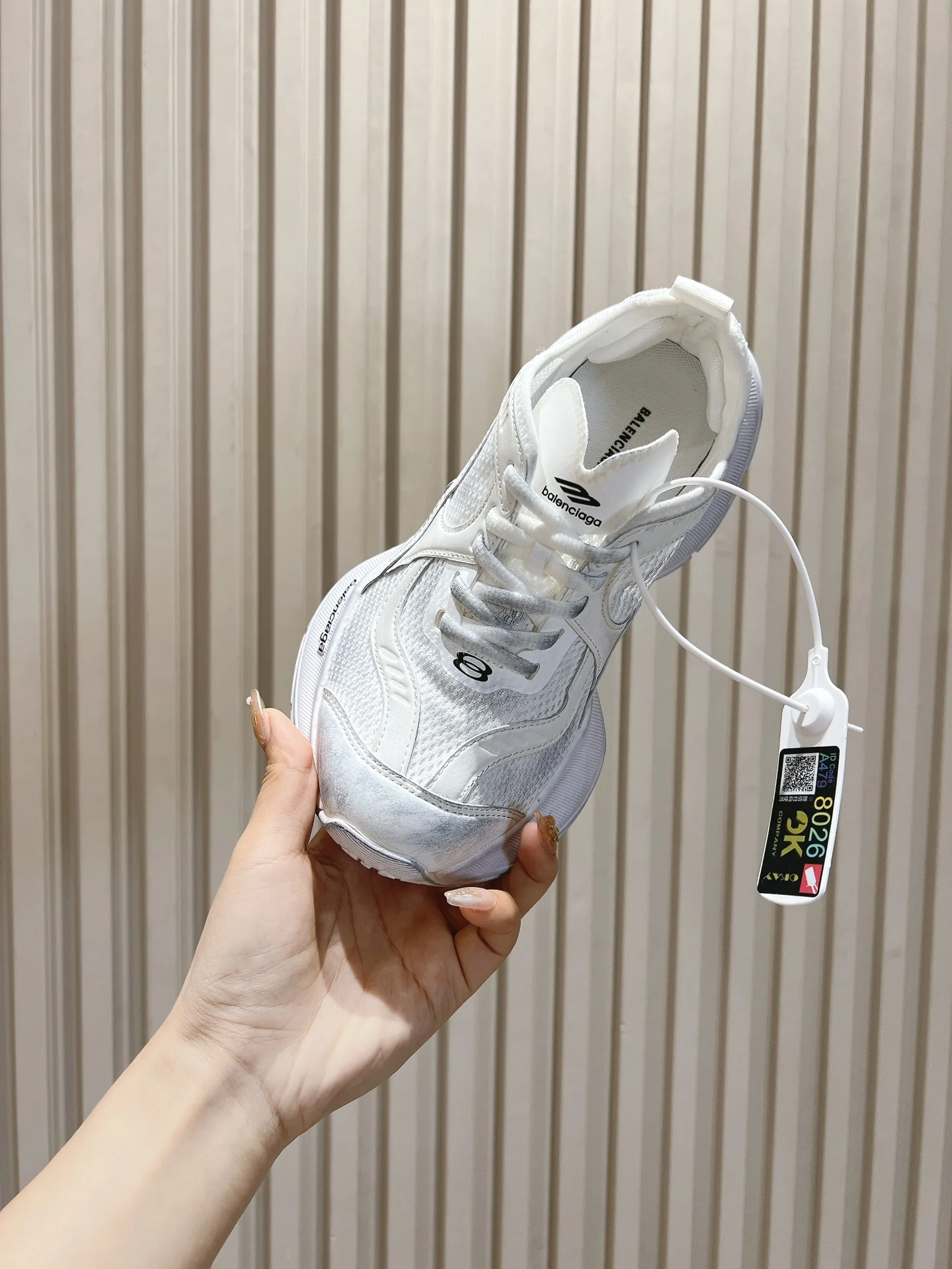 Кроссовки Balenciaga 2024 для бега - белые