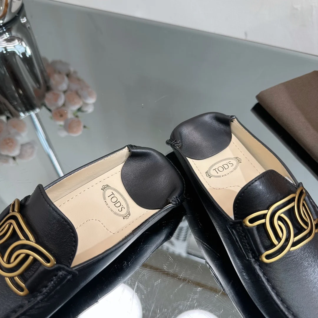 Tods - Лоферы - Полуботинки, металлик черный