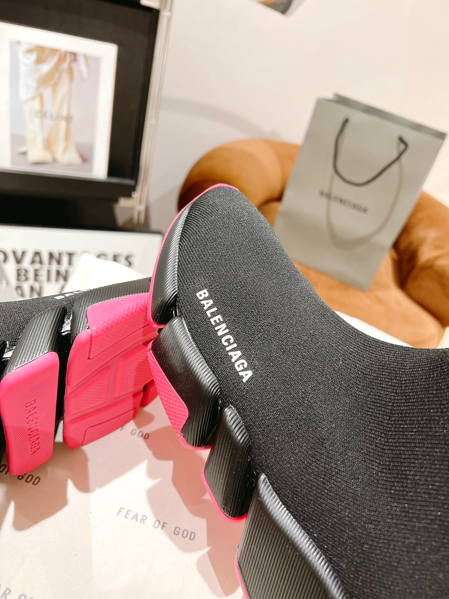 Balenciaga - Новинка 2023 года - Туфли-носки - Унисекс - Черный