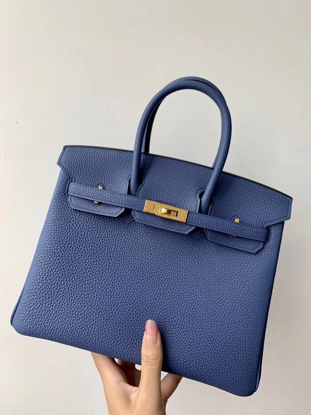 Hermes-birkin-25-togo-7e-blue-birghton-bright blue-gold buckle