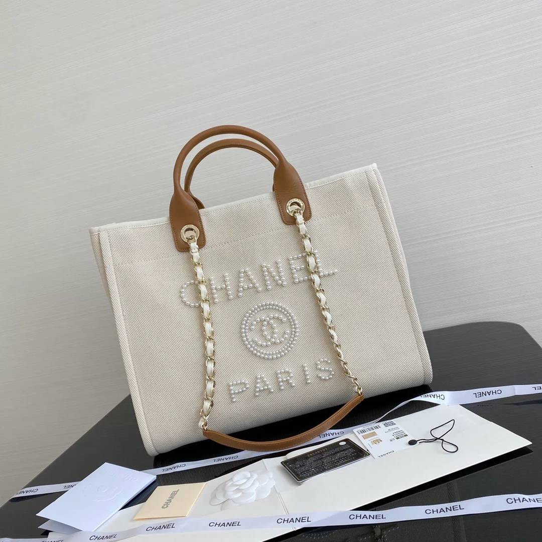 Большая пляжная сумка Chanel Pearl
