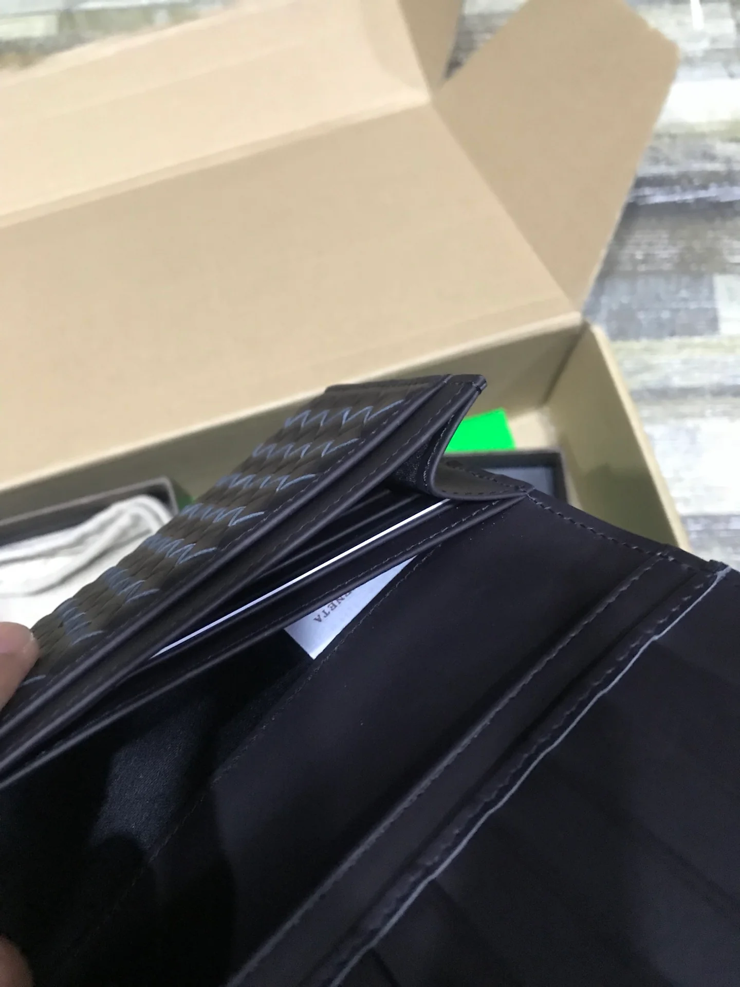 BV 翻盖长夹-意大利原厂胎牛皮