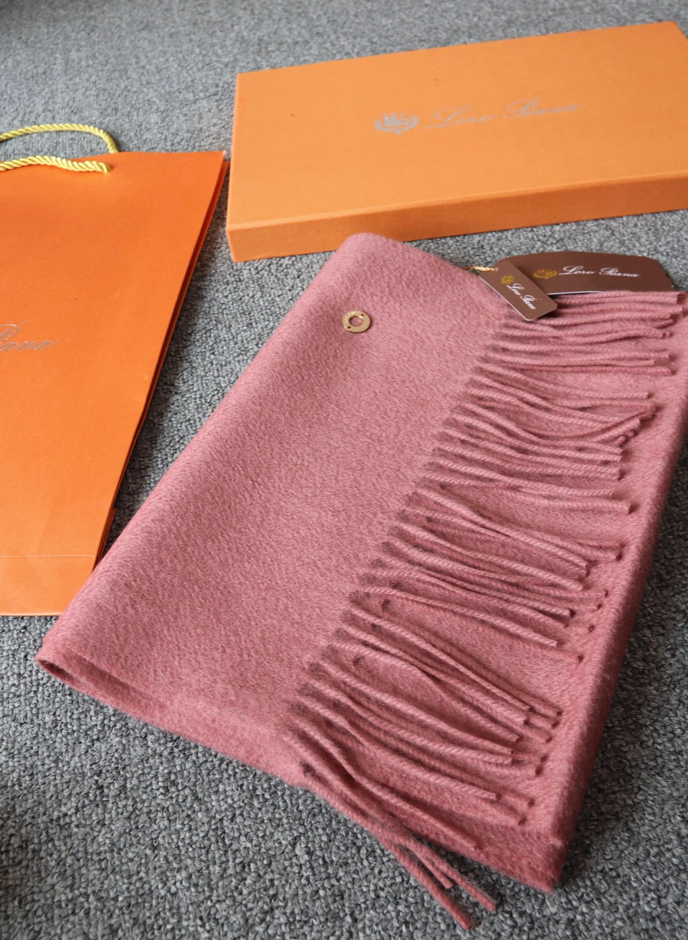 Loro Piana - Бестселлер - Кашемировый шарф Water Ripple - 100% кашемир - 30 см - 180 см