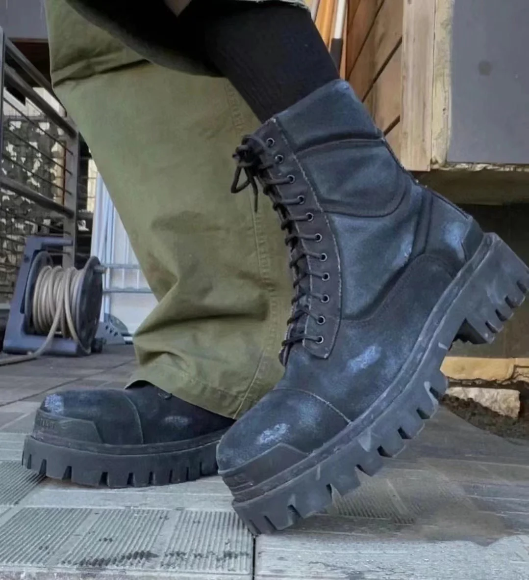 Balenciaga - Ботинки Big Head - Ботинки Dr. Martens - Верхнее изображение