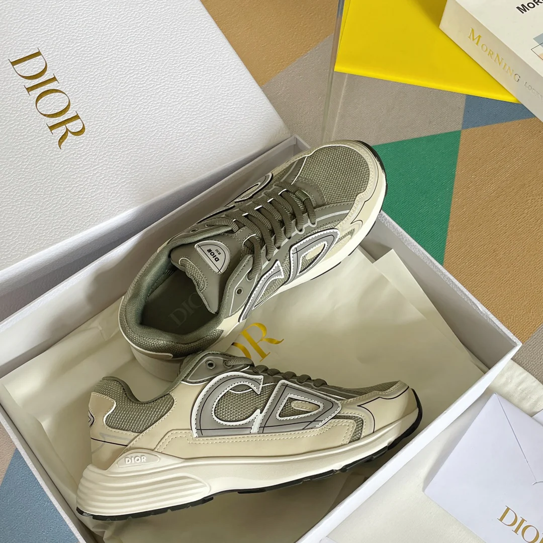 Кроссовки Dior B30 Series - Dad Sneakers - серые