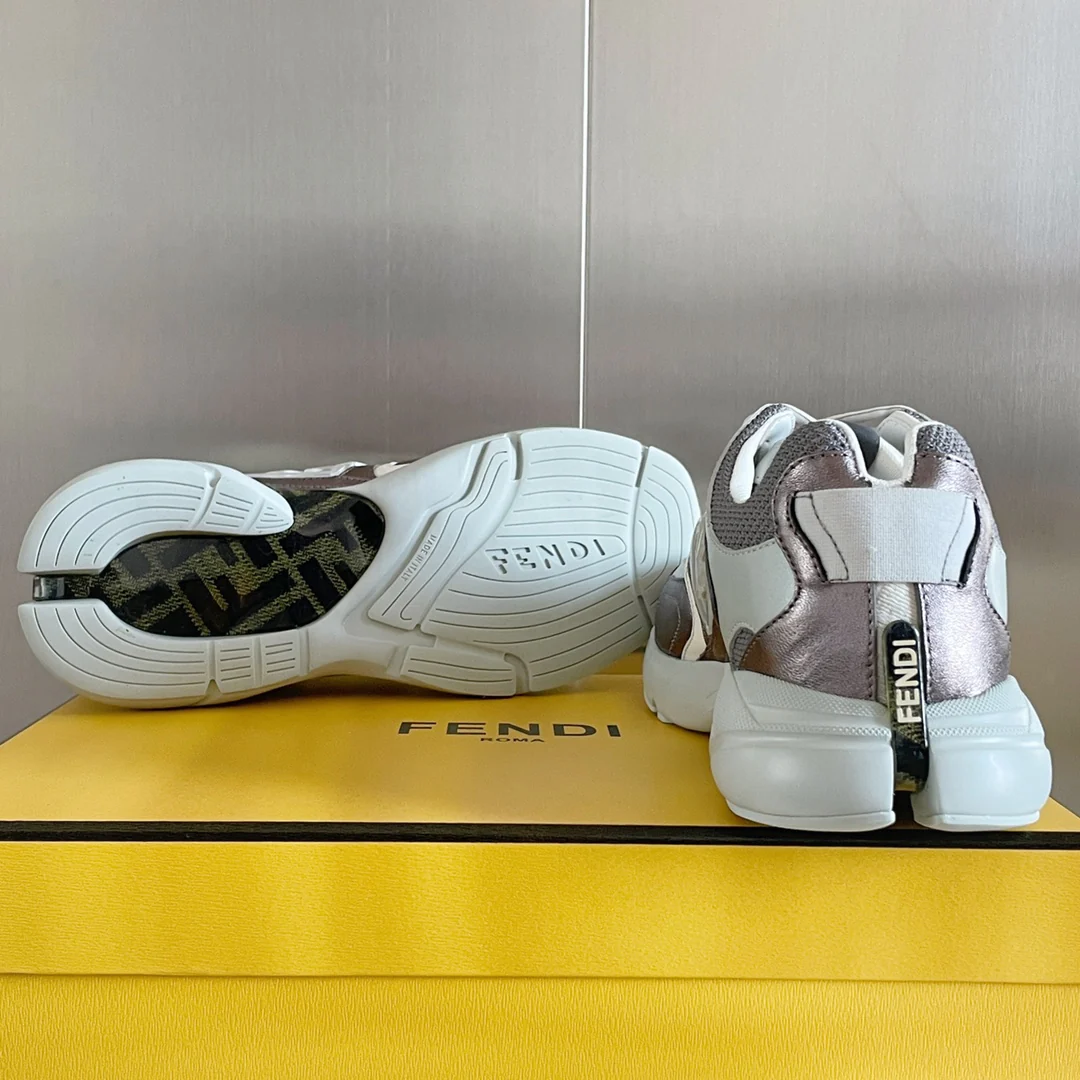 Кроссовки Fendi - Парные - Серые