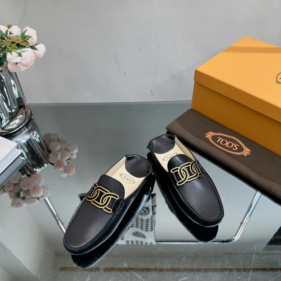 Tods - Лоферы - Полуботинки, металлик черный