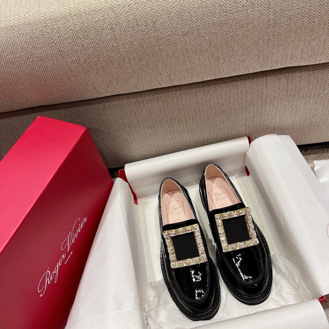 Лоферы RV Classic с ромбовидной отделкой