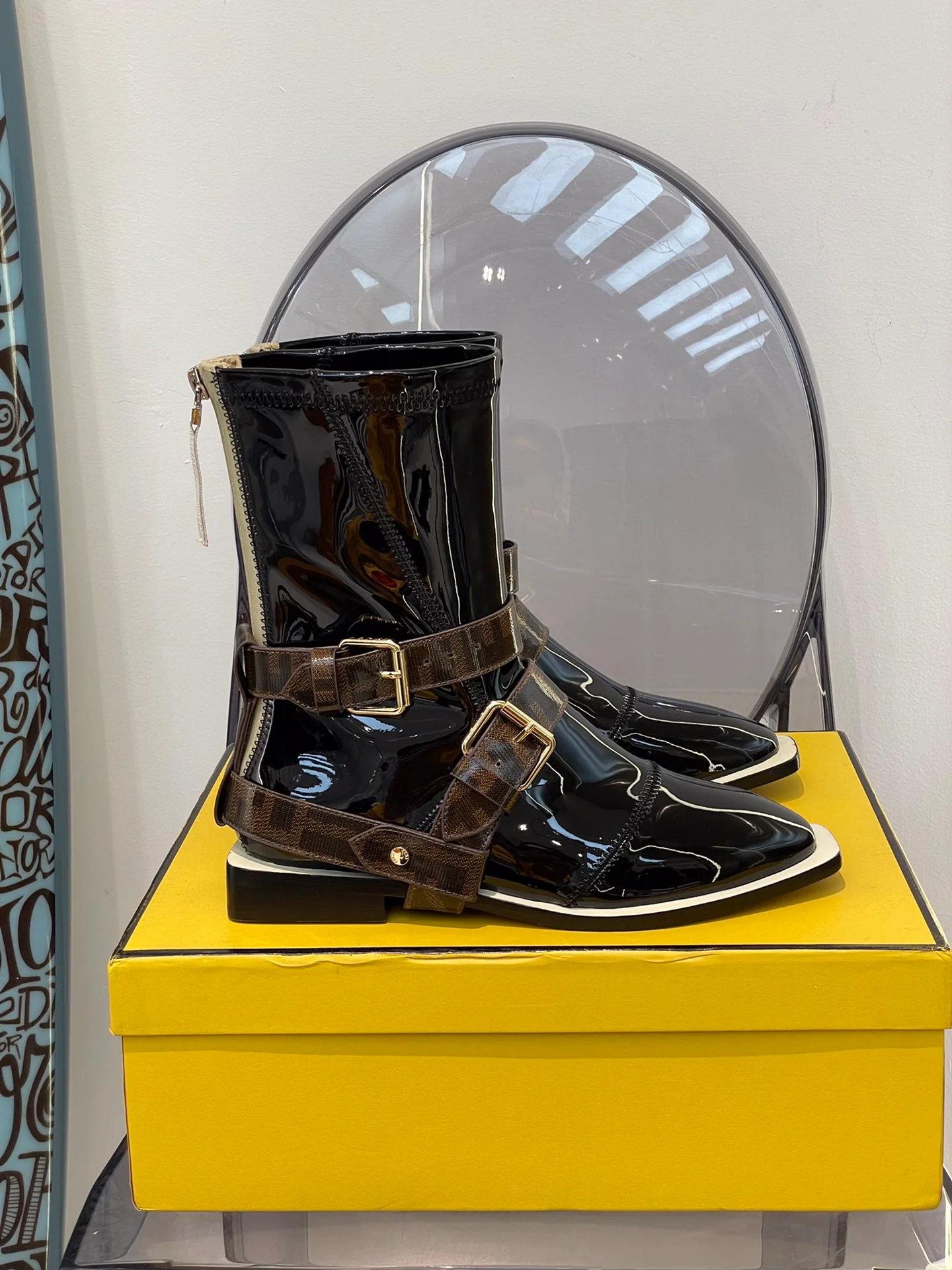 Fendi - Стильные - Британский стиль - Модные ботинки