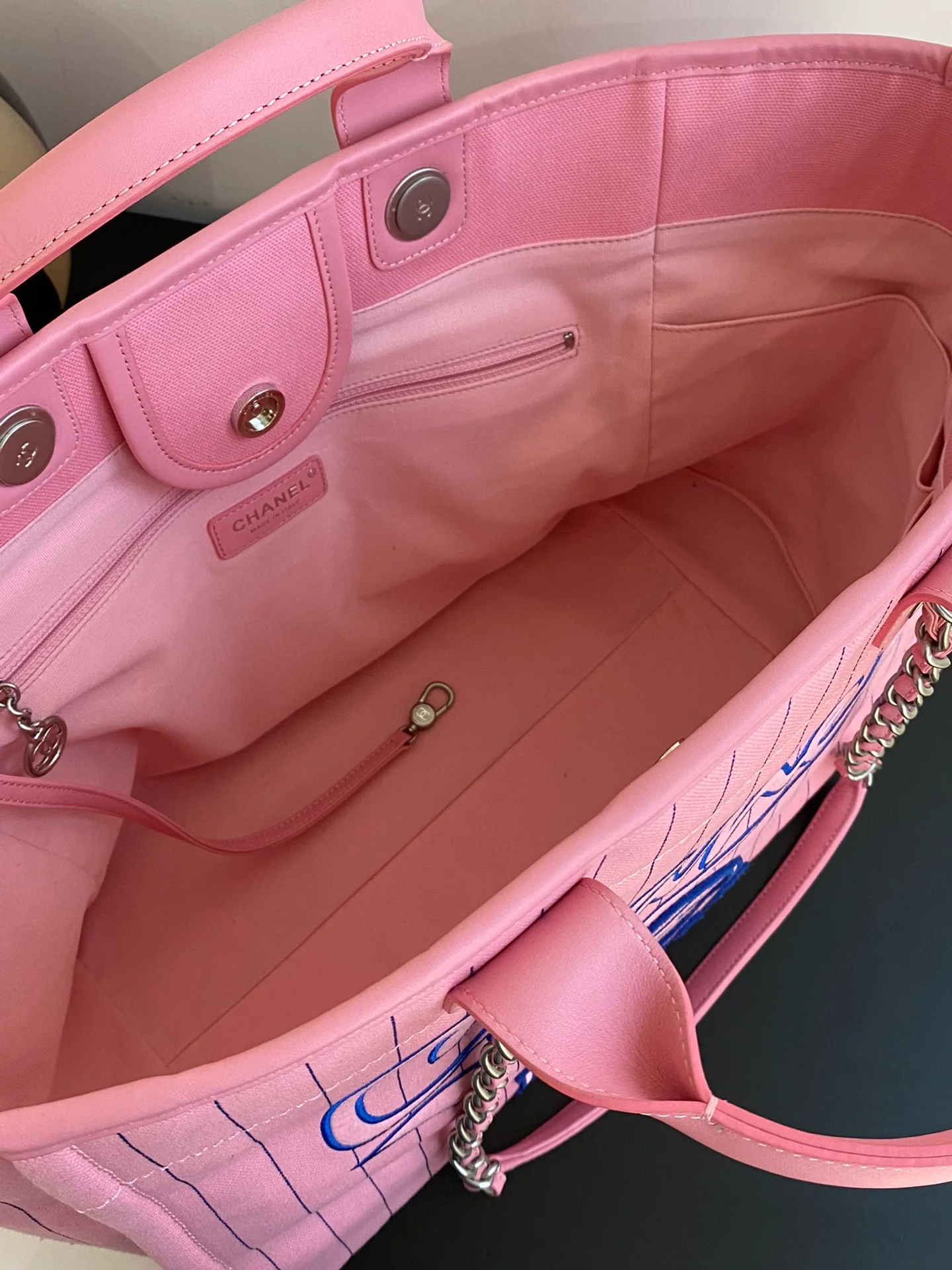 Chanel 23p Розовая сумка для покупок Пляжная сумка