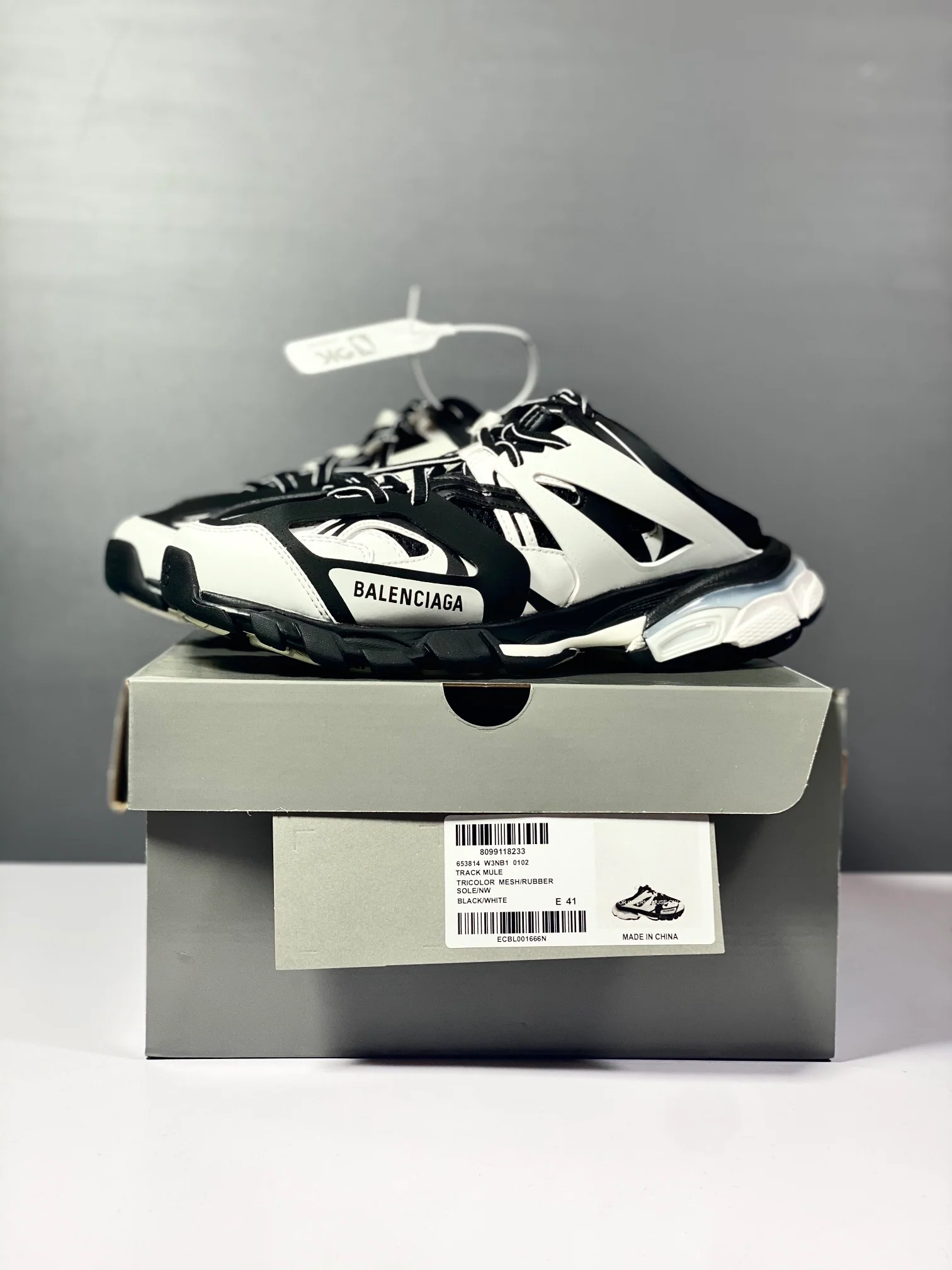 Balenciaga - Парные тапочки - 3-0 - Полутапочки - Кроссовки - Tess - S-Gomma - Maille - Бело-оранжевые