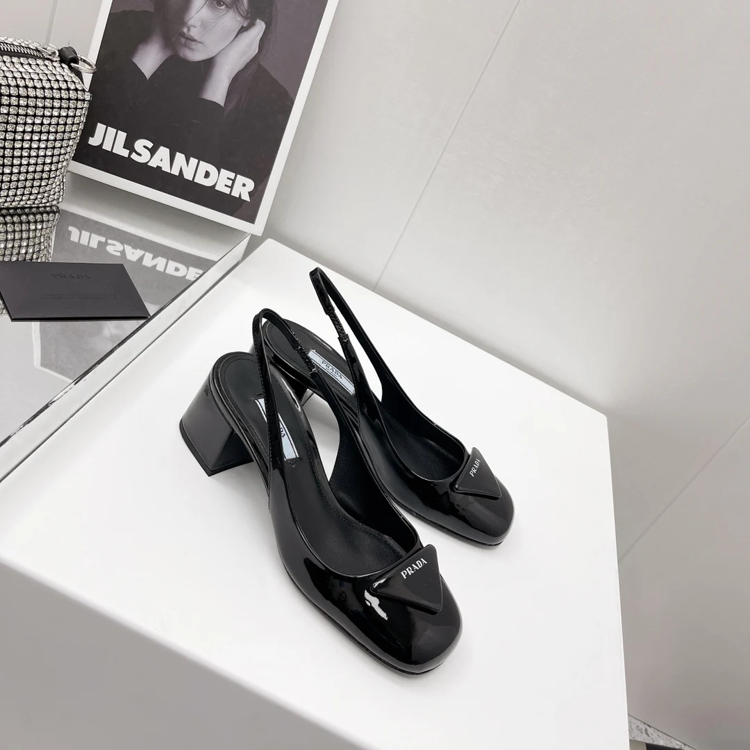 Туфли Prada - Prada - туфли на массивном каблуке - Мэри Джейн - сандалии