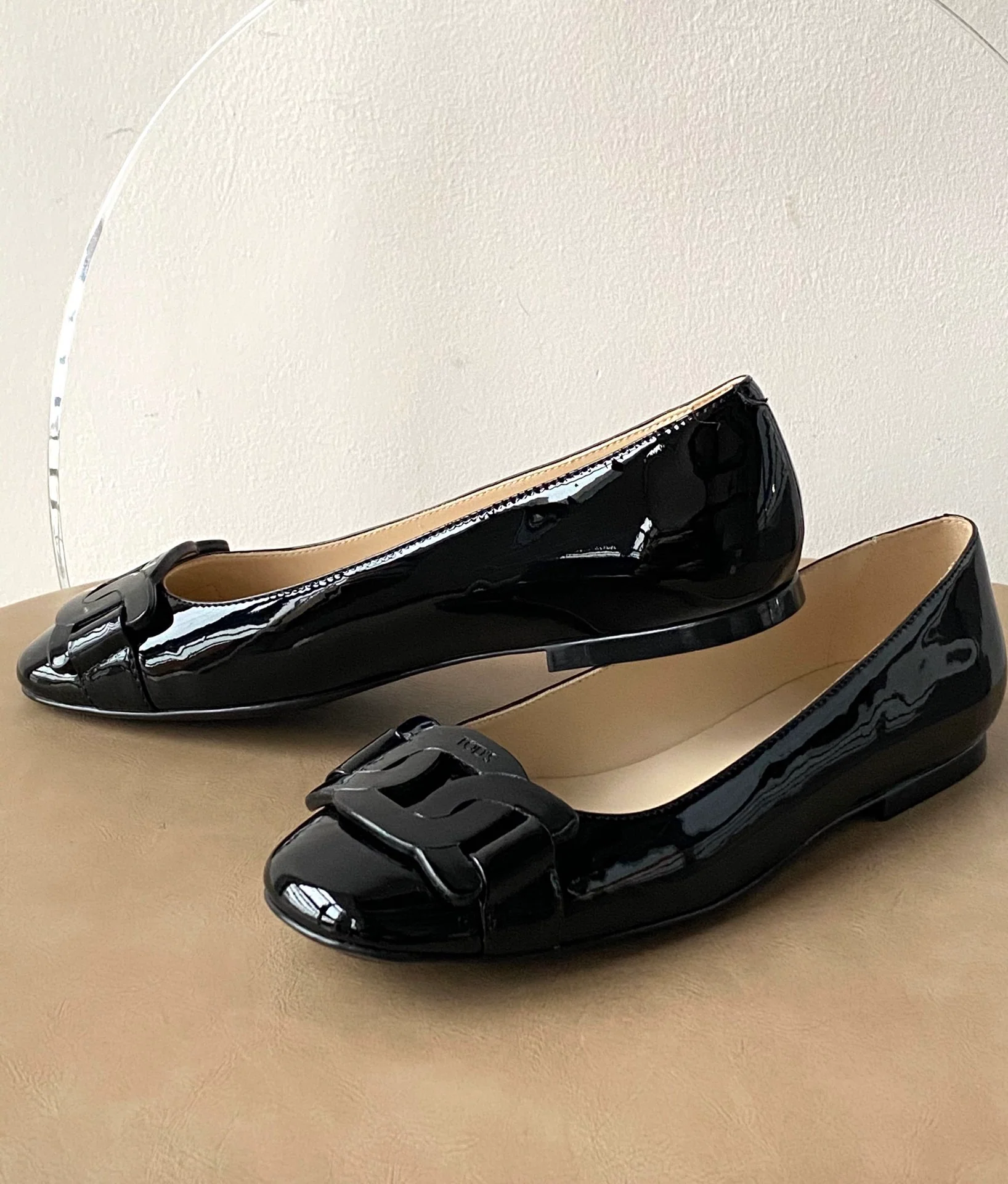 Лакированные балетки Tods