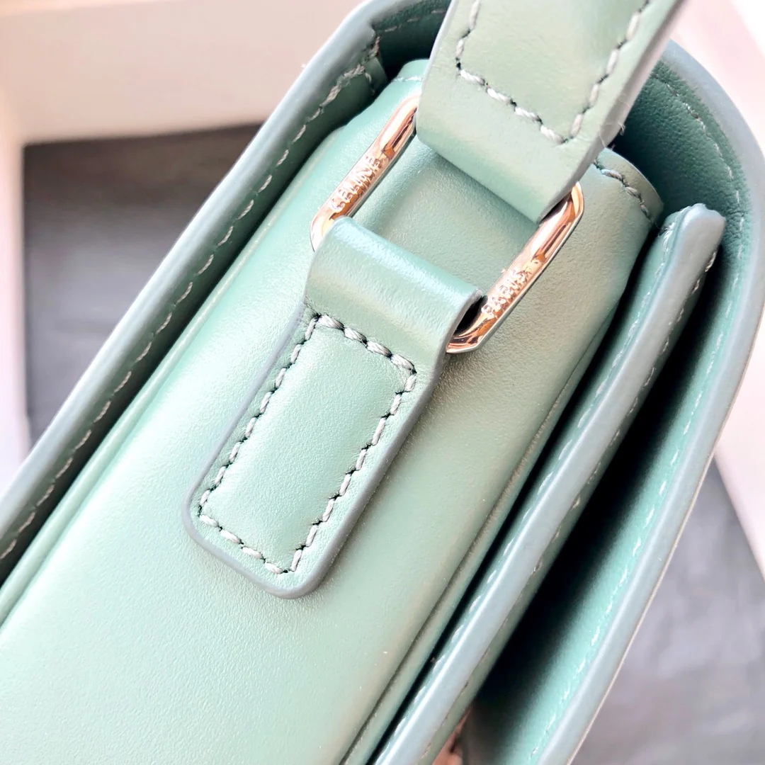 Сумка Celine Triomphe из телячьей кожи - подростковая - 18 - 5 см - 7