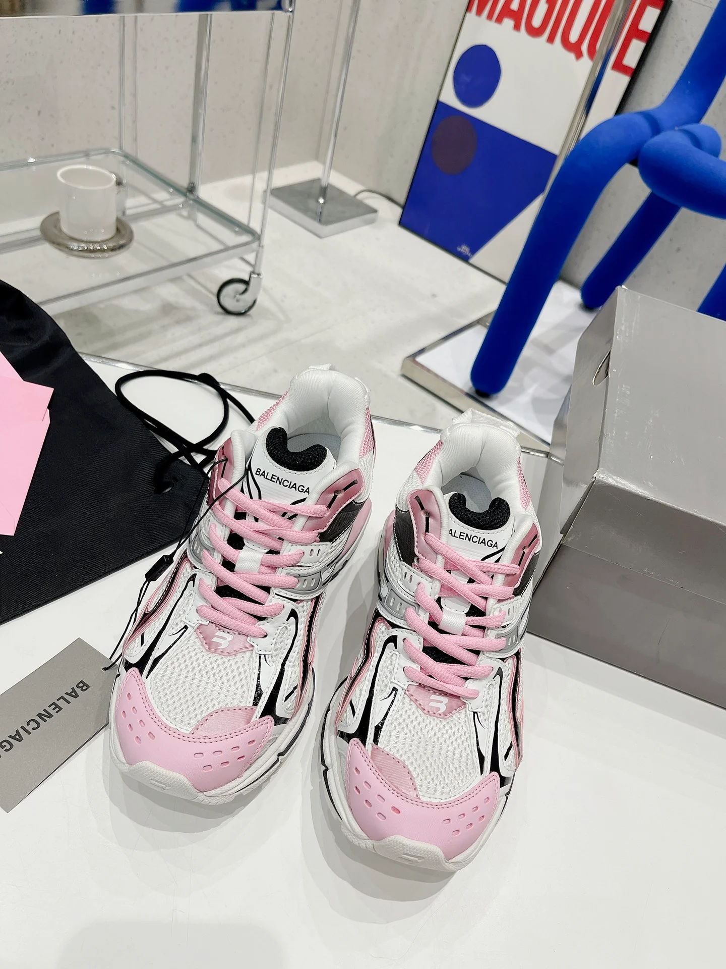 Массивные ретро-туфли Balenciaga в весеннем стиле - для пары - 1