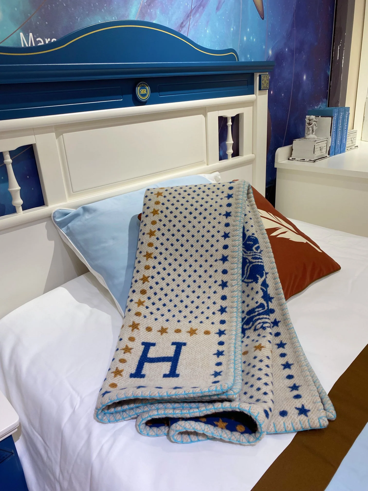 Hermes - Новое детское одеяло - 140 см x 100 см - Двустороннее (AB) - Рекомендовано на Xiaohongshu