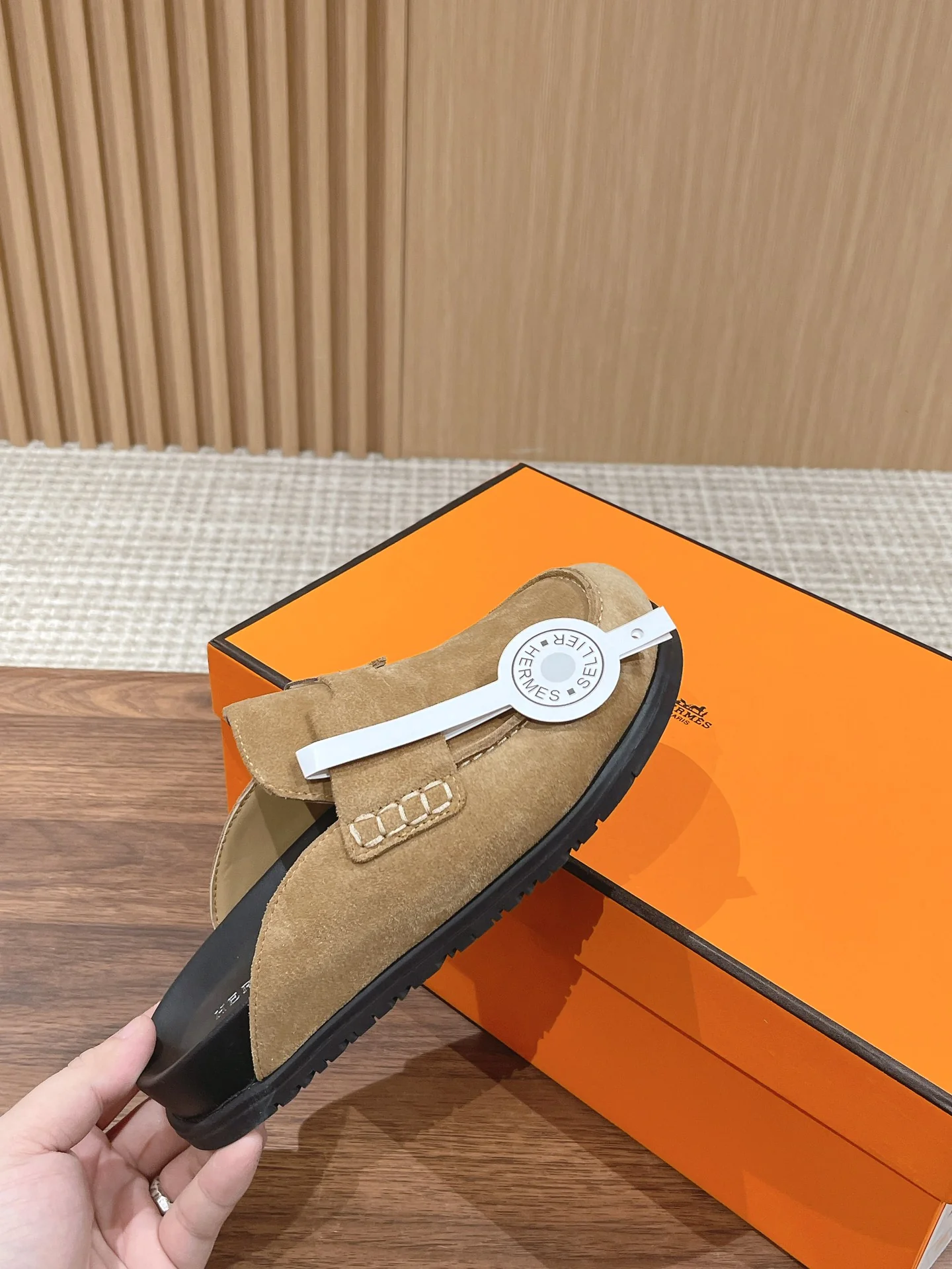 Биркенштоки Hermes - Светло-коричневые - 1