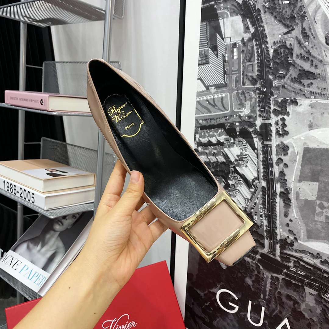 Каблук-банан RV-7-5 см - темно-абрикосовый