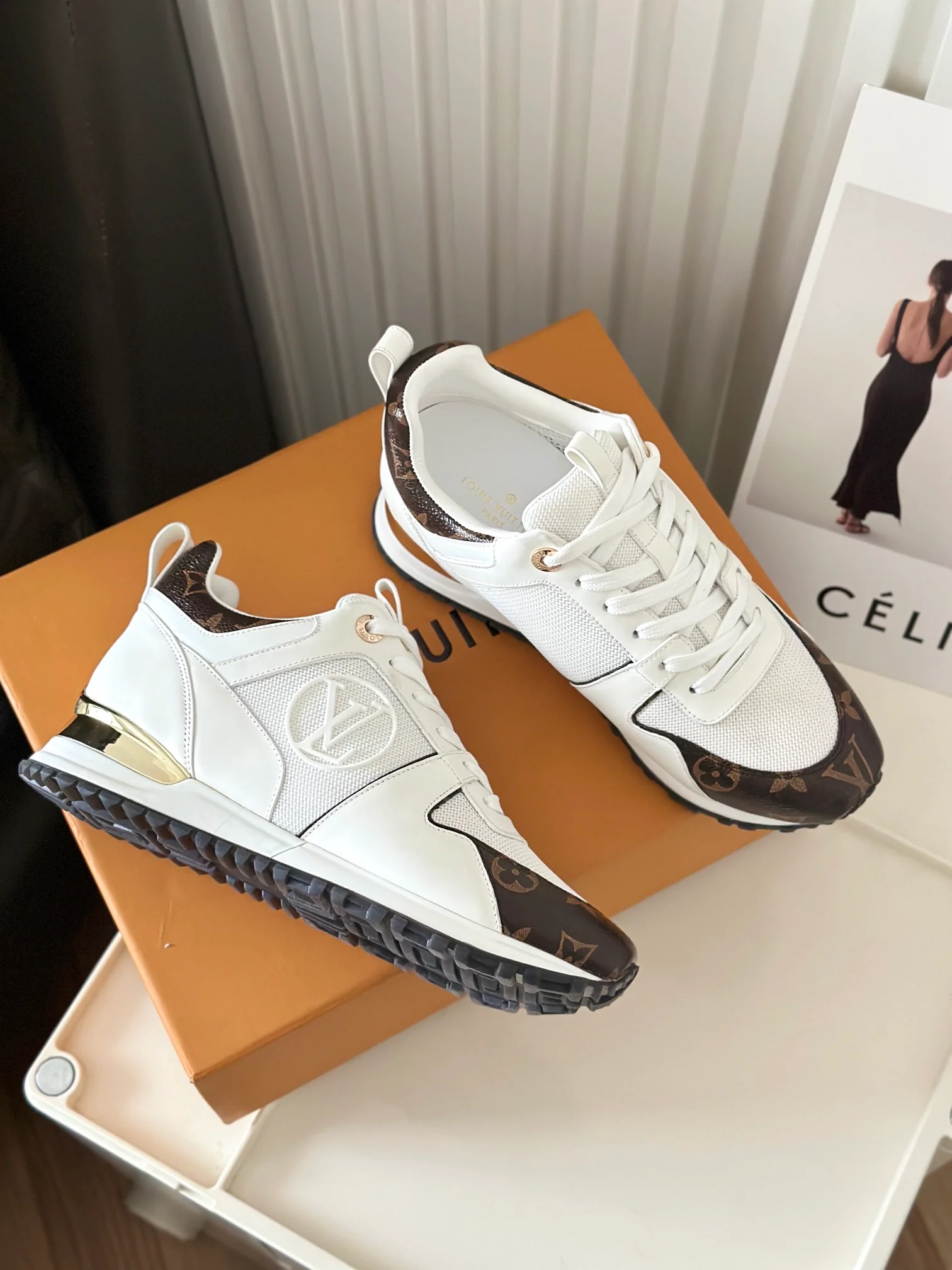 Кроссовки LV Runaway - серия Milk Tea Brown - модель 2