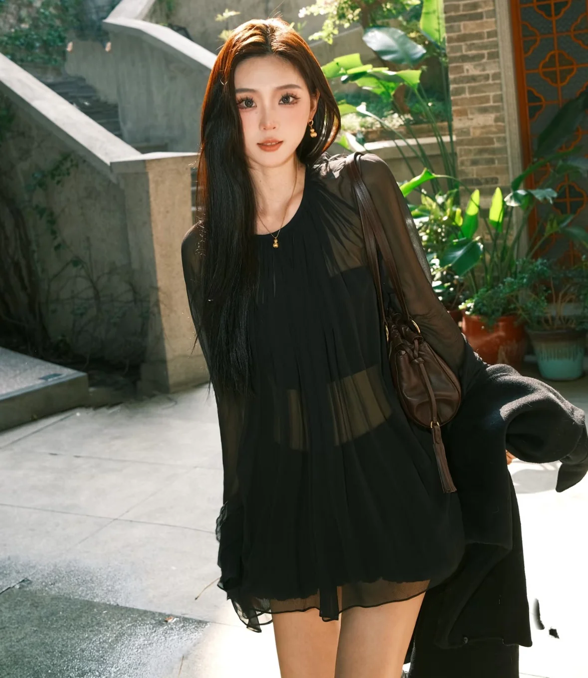 Сумка Miu Miu Joie из кожи наппа - Маленькая - Цвет меланж - 1