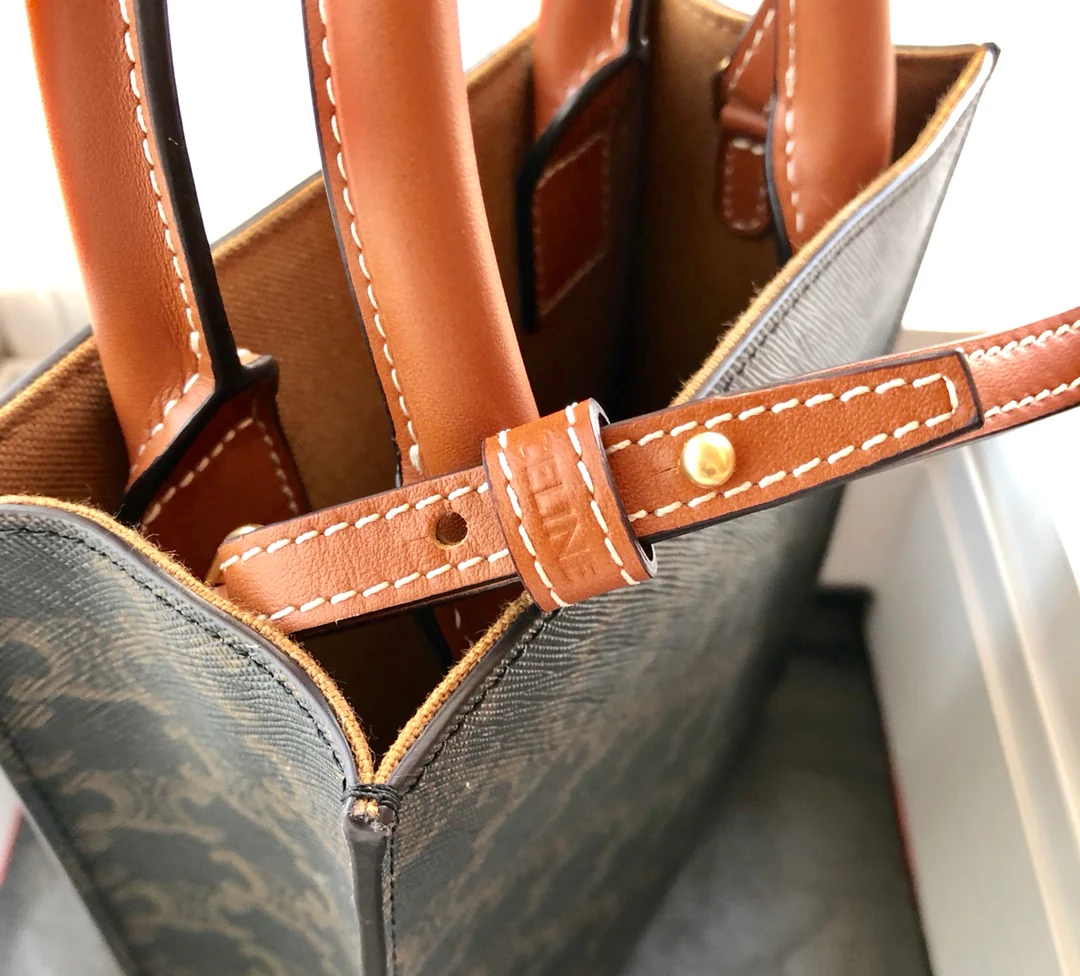 Celine Mini Cabas Brown Monogram