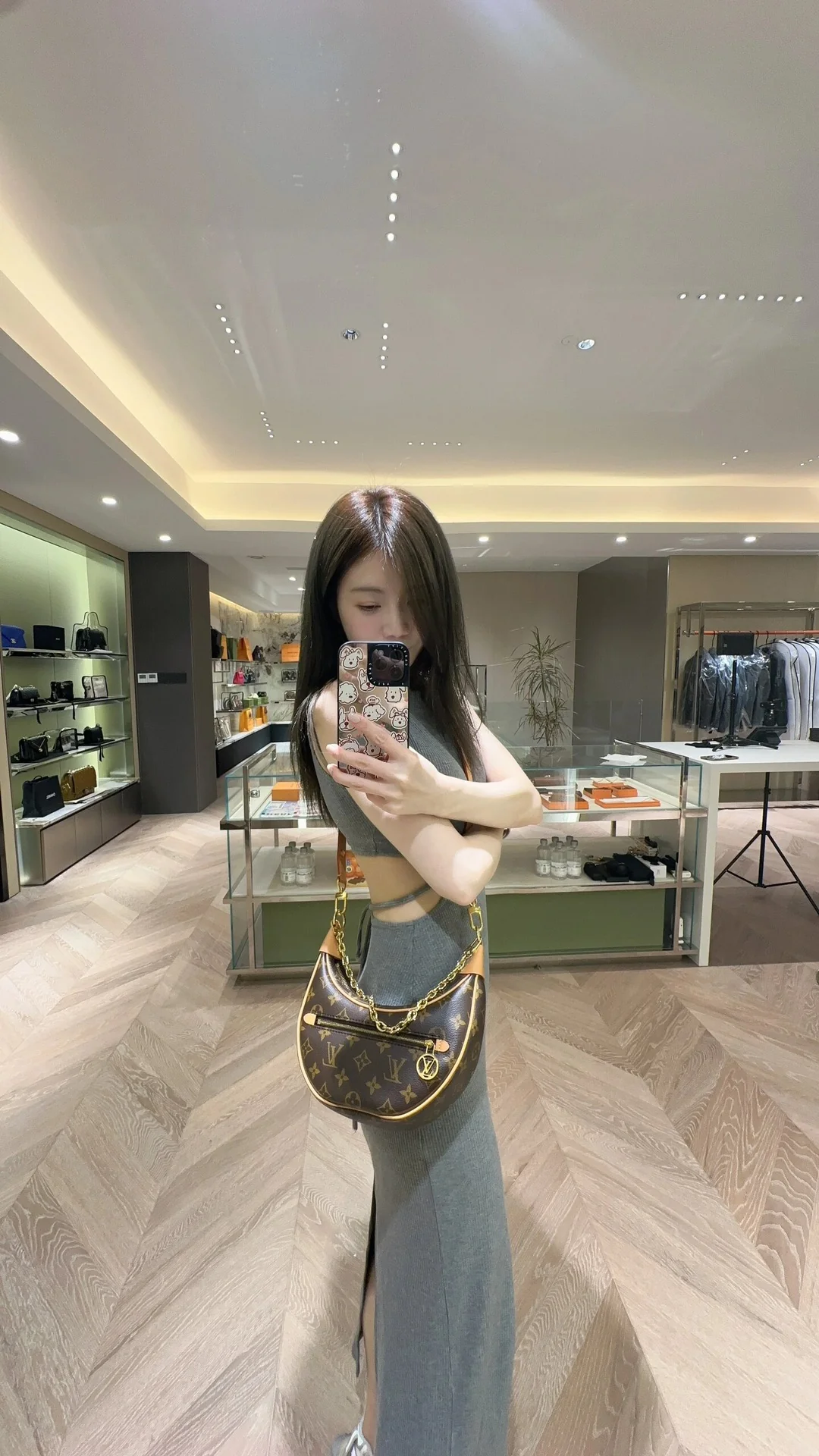 m81098-LV-loop Сумка-мешок с петлями, наплечная/кроссбоди