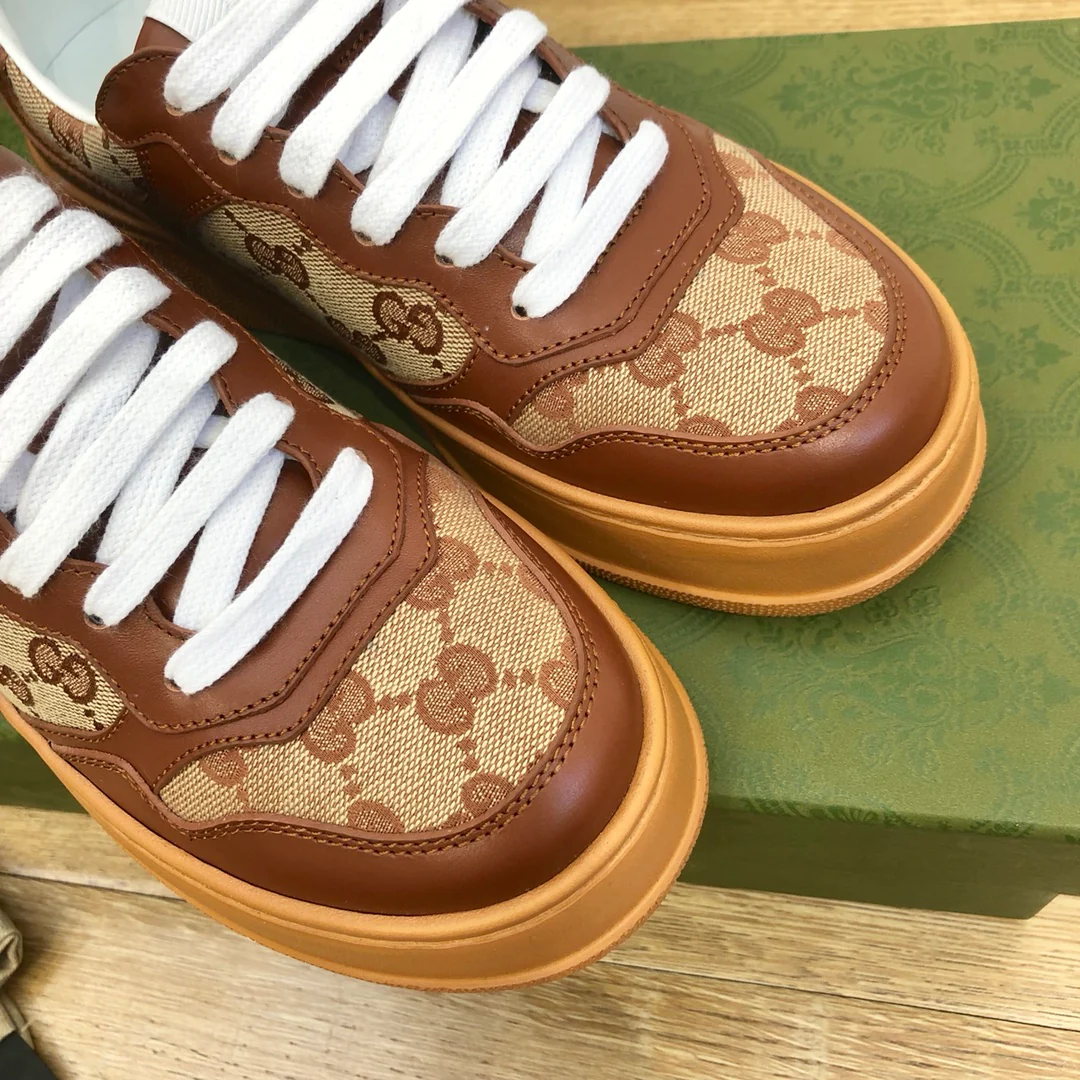 кроссовки на платформе Gucci