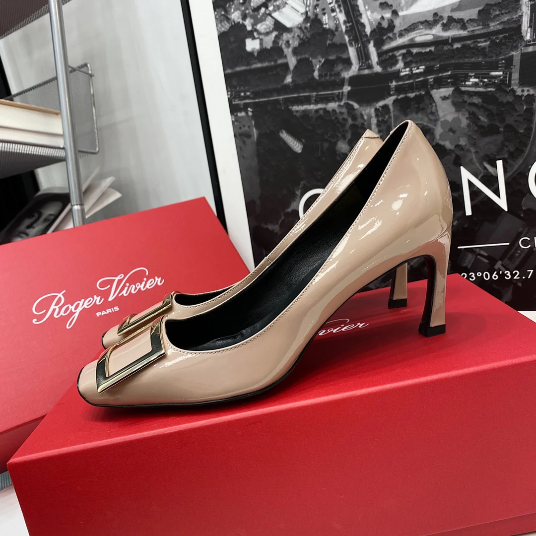 Каблук-банан RV-7-5 см - темно-абрикосовый