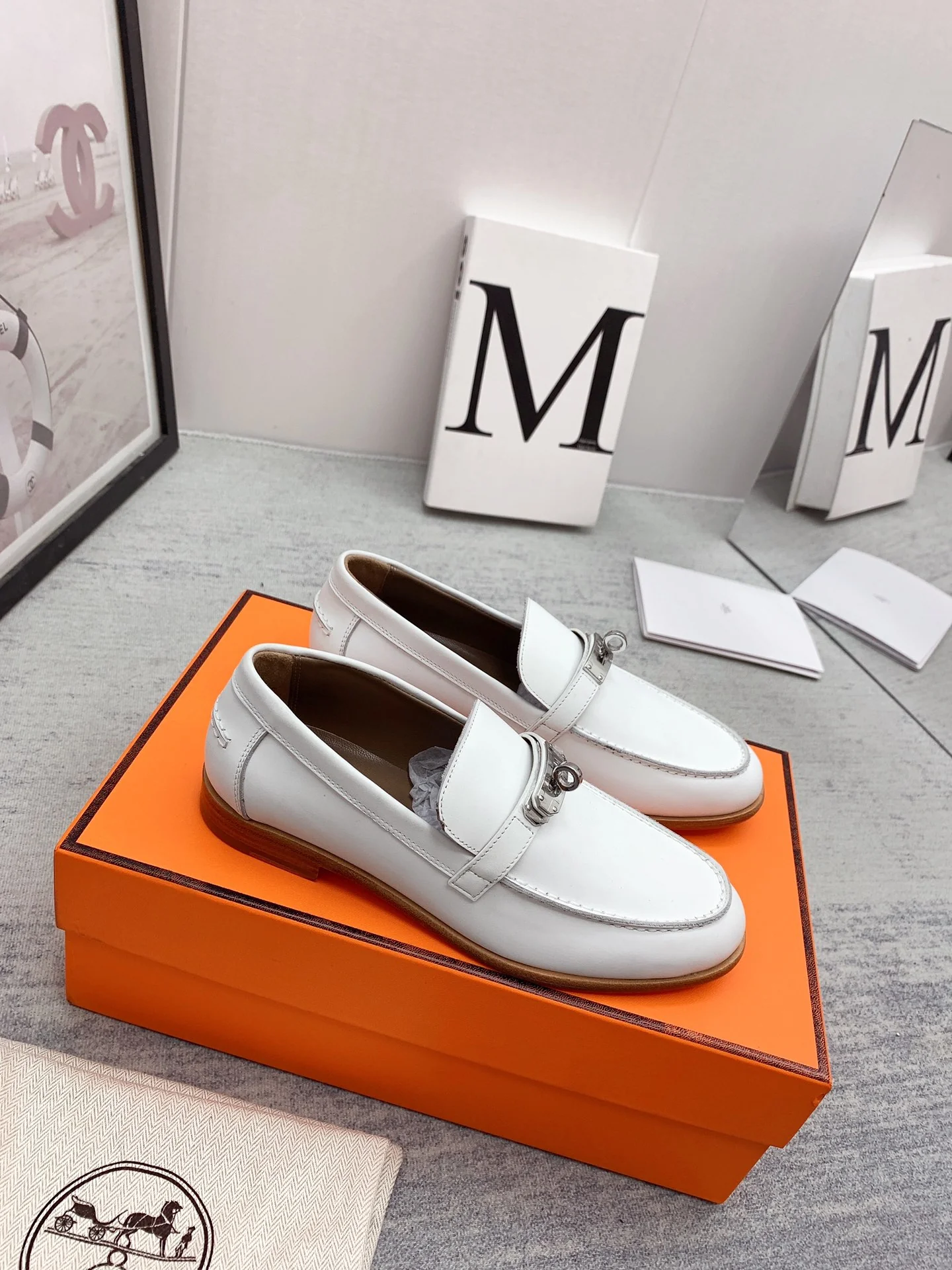 Hermes-h Туфли с пряжкой из нержавеющей стали, 3 шт.