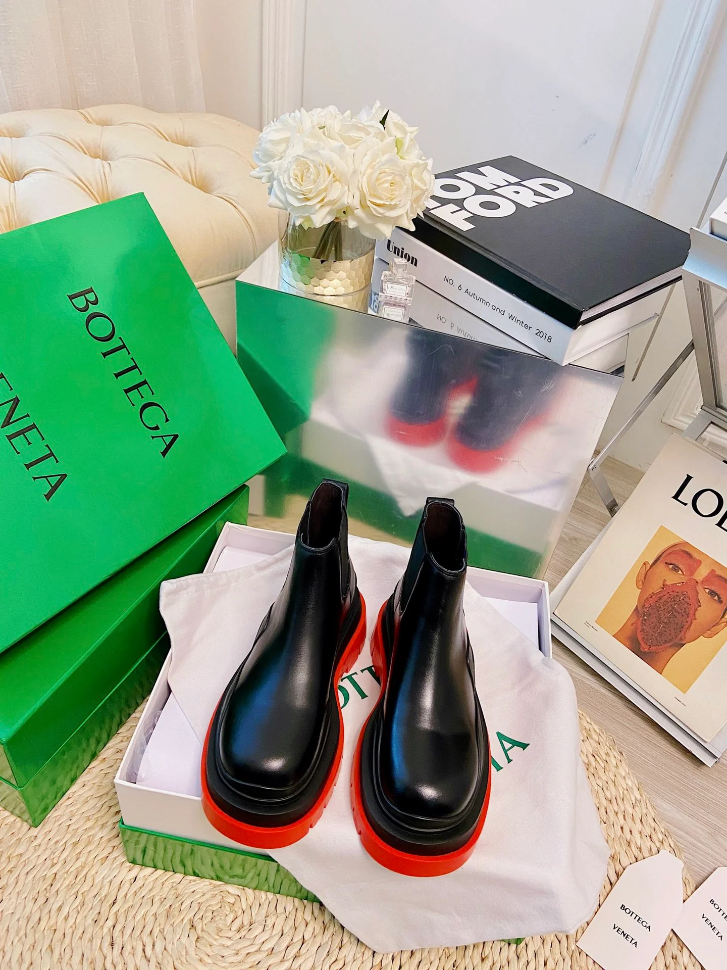 Обувь BV - BV - красная подошва - ботильоны на платформе