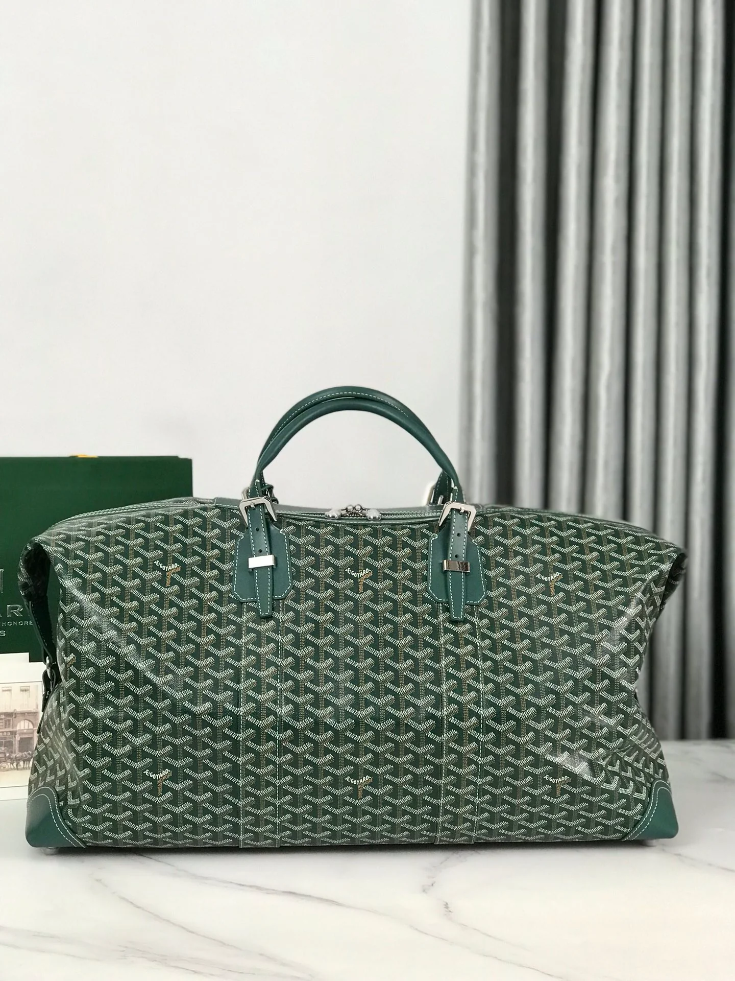 Дорожная сумка Goyard Boeing - зеленая