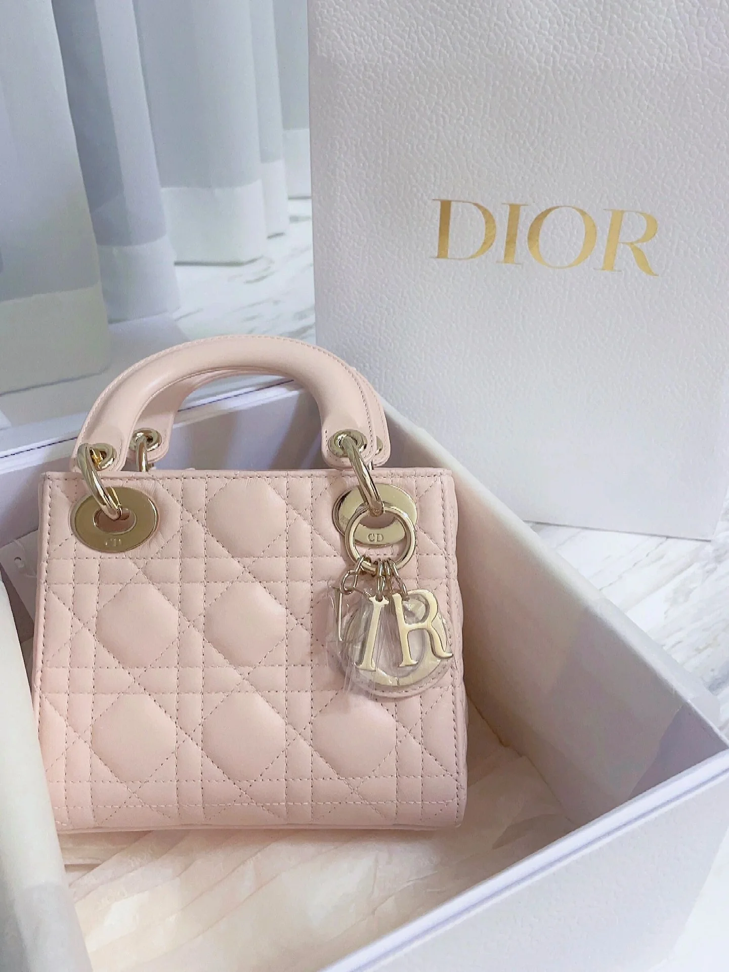 Мини-платье Dior Lady Sweet Pink