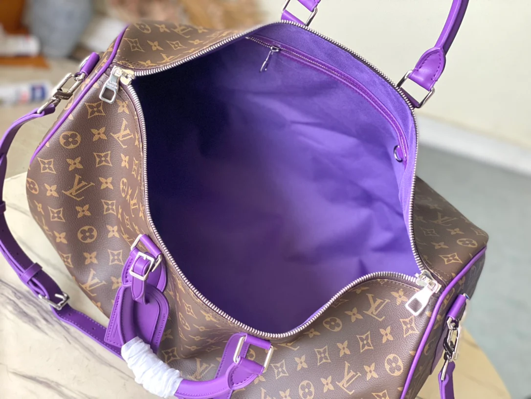 m46775-LV-keepall-bandouliere дорожная сумка-фиолетовая