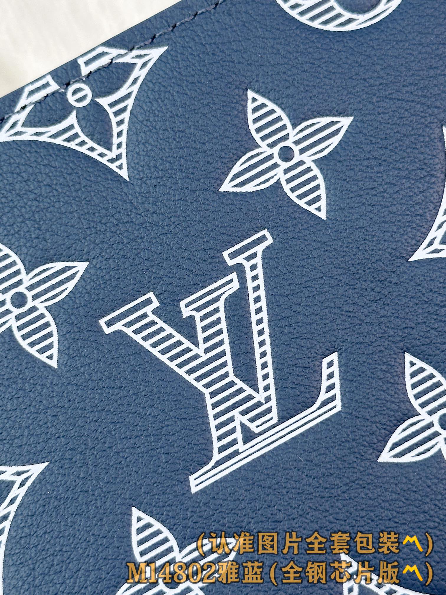 LV-m14802-несколько коротких бумажников-синий