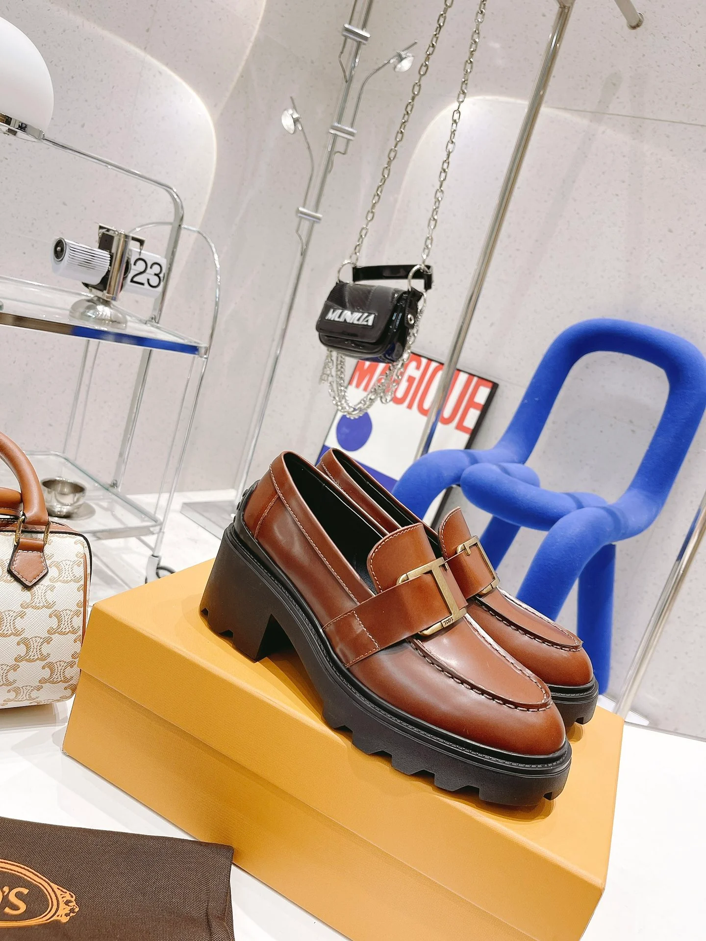 Tods - Лоферы на платформе - 2