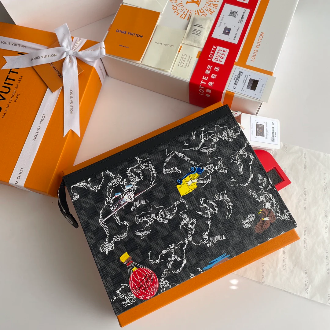 клатч lv-n40205