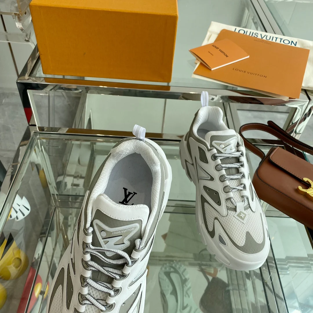 Кроссовки LV Runner Tatic - белые/серые