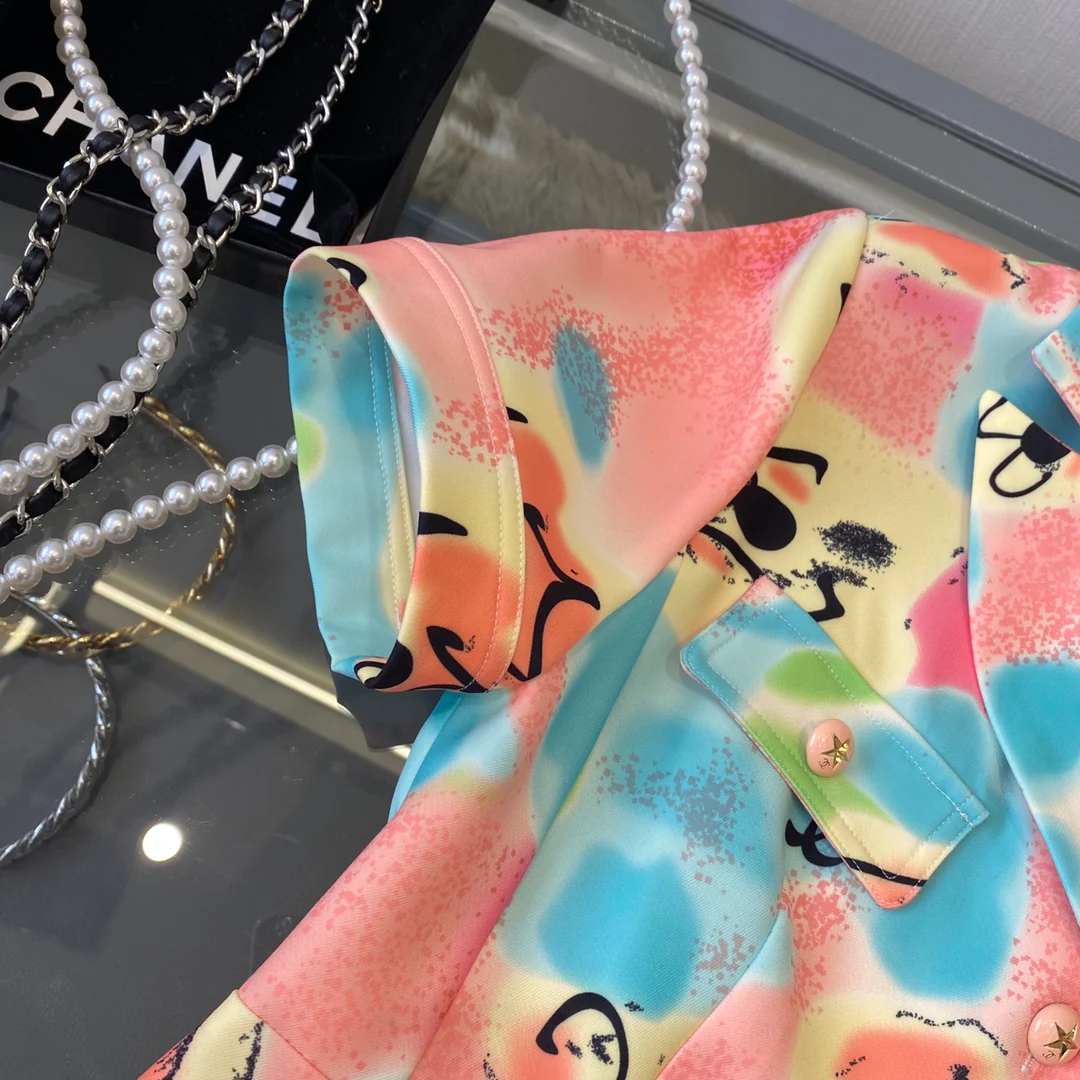 Платье из легкой ткани из винтажной коллекции Chanel