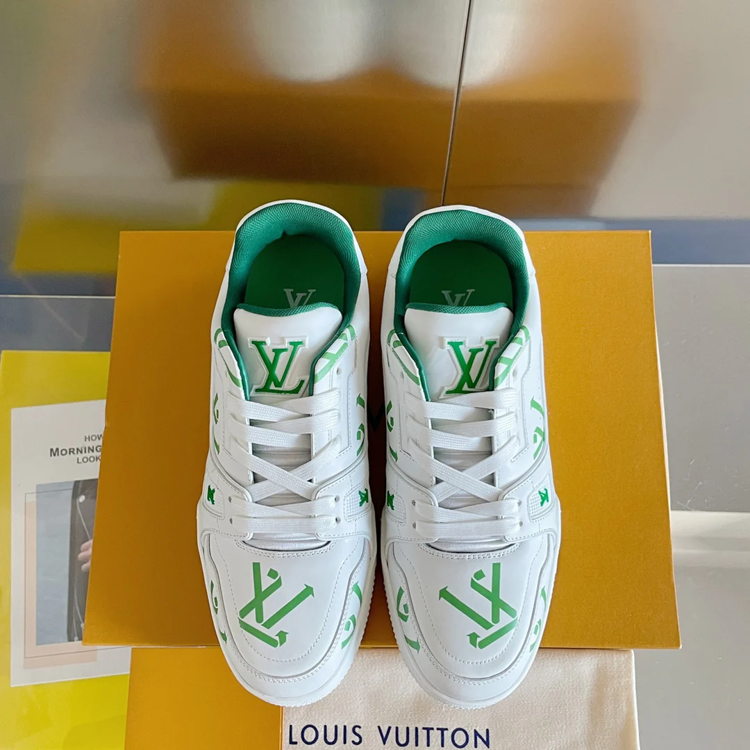 Кроссовки LV Trainer - зеленые