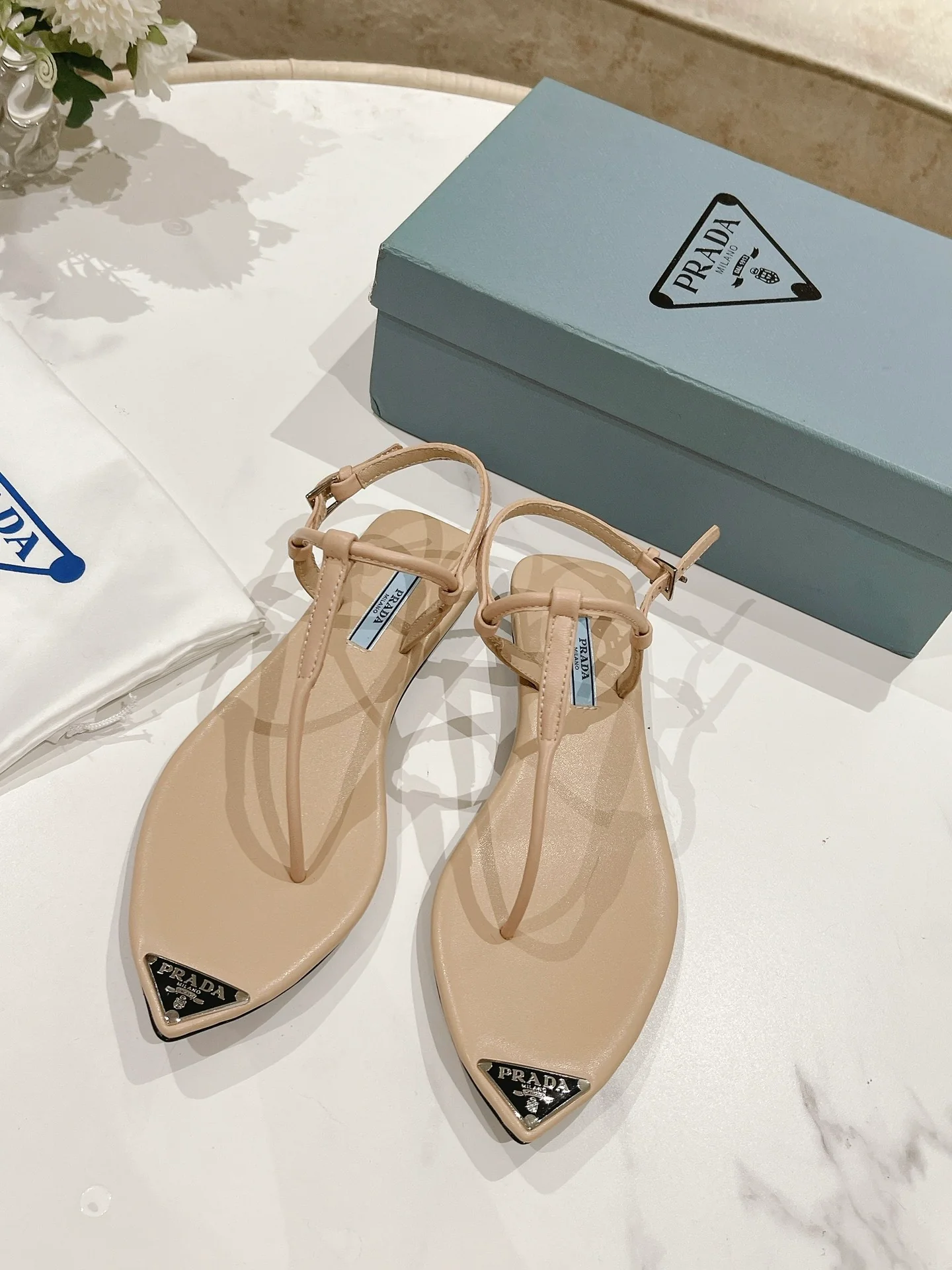 Prada - Новинка - Сандалии - Балетки