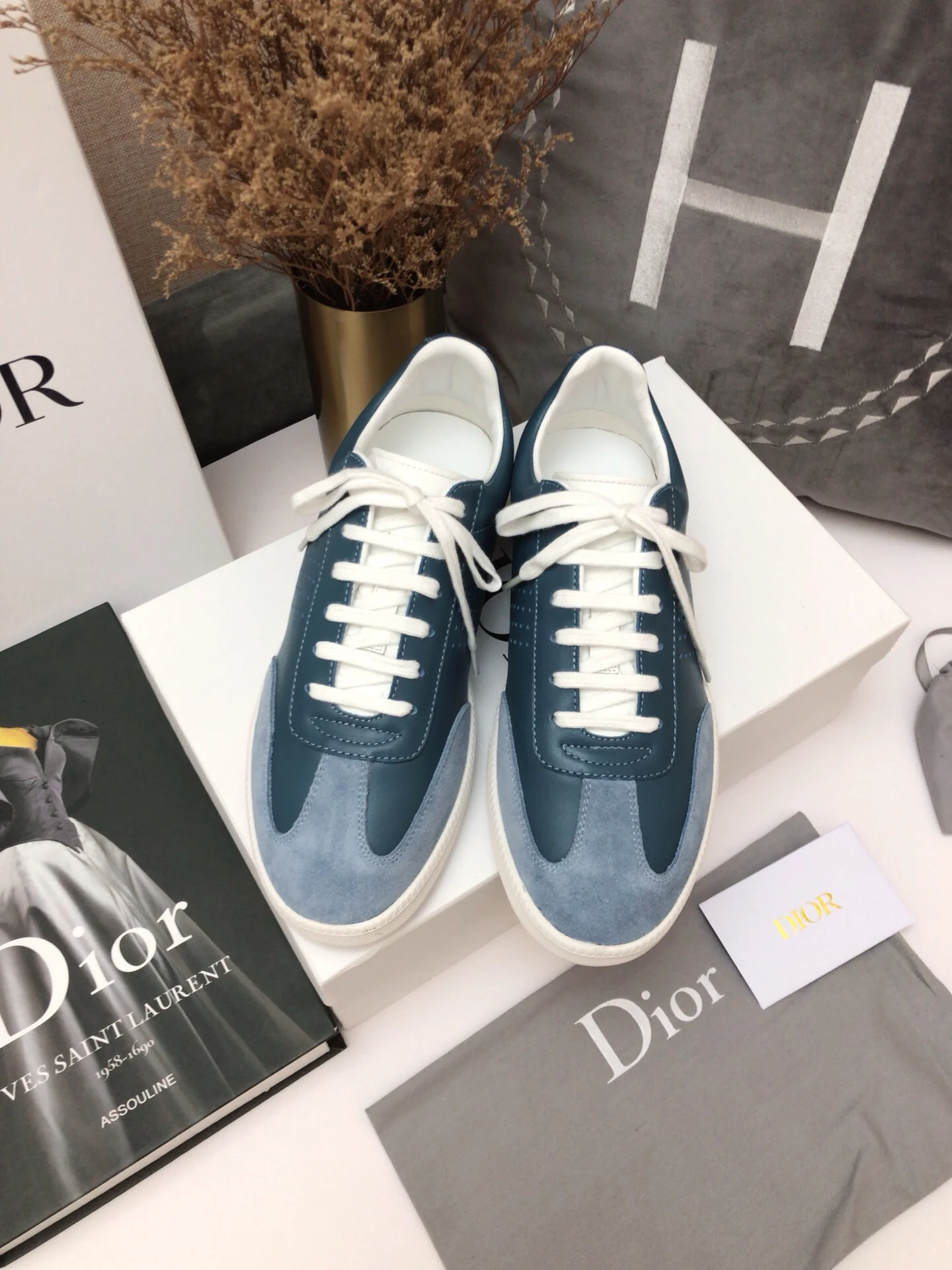 Повседневные туфли Dior — мужские, женские, детские, парные модели — синие