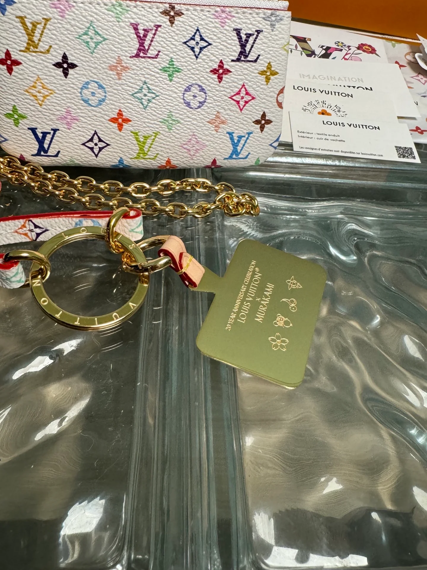 LV-m14099-monogram сумка на молнии, аксессуар, розово-белая