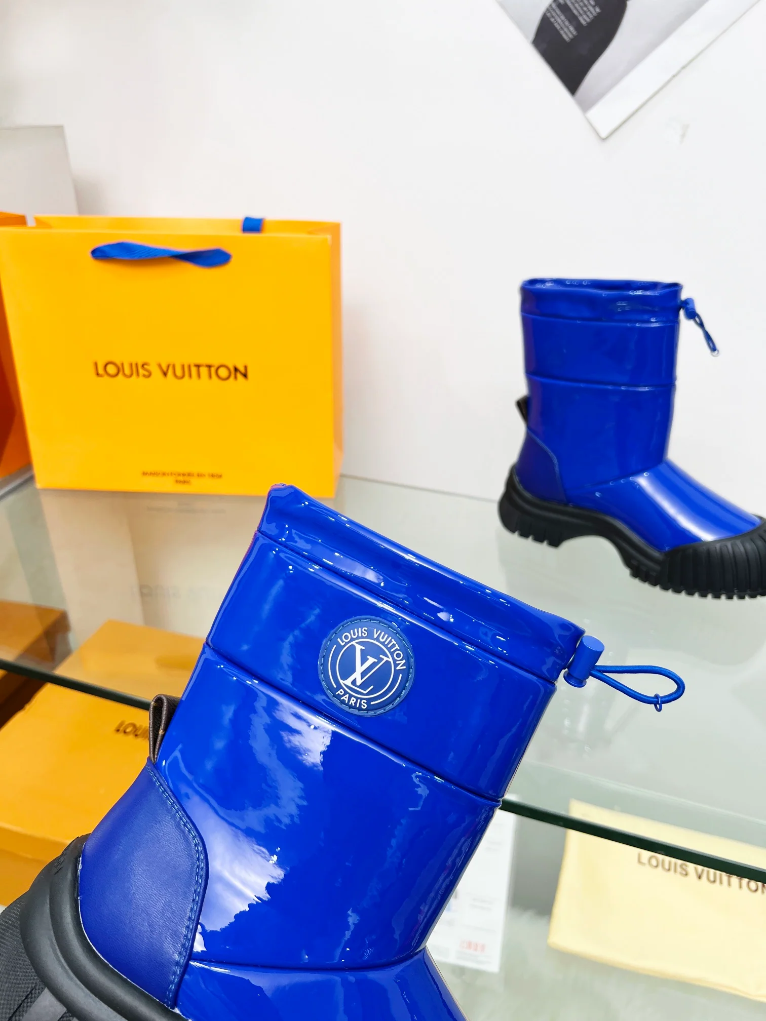 Водонепроницаемые теплые пуховые сапоги LV на толстой подошве