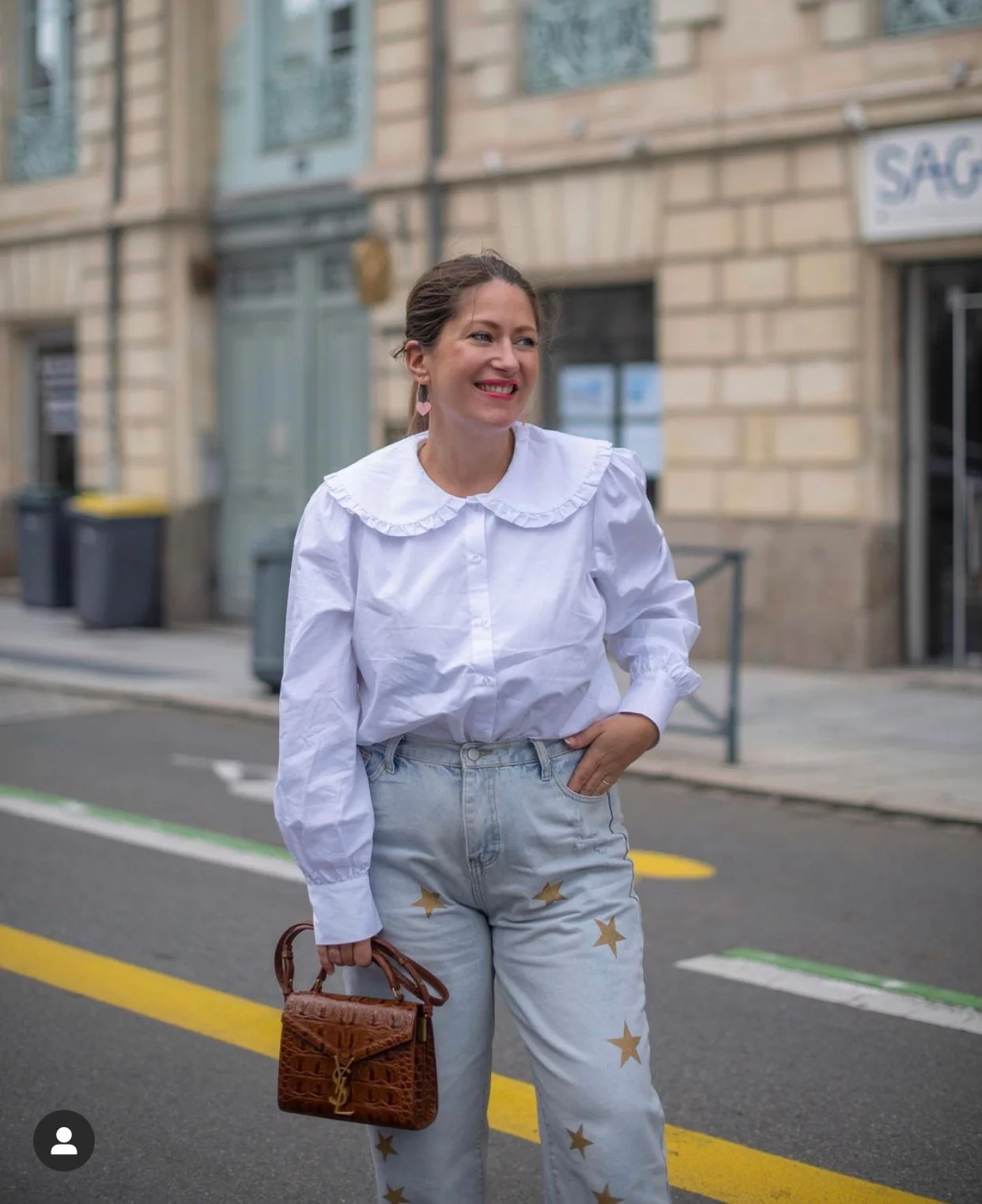 Обзор наряда YSL Cassandra с крокодиловым принтом - Часть 1